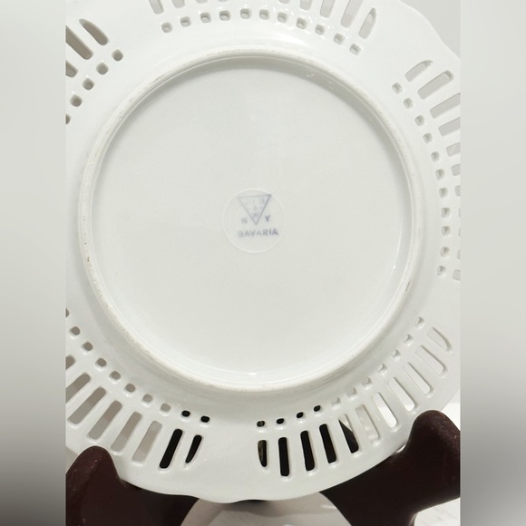 Vintage Bavaria Schumann Germany Rare Porcelain Reticulated open weave.$ EACH - Picture 5 of 5
